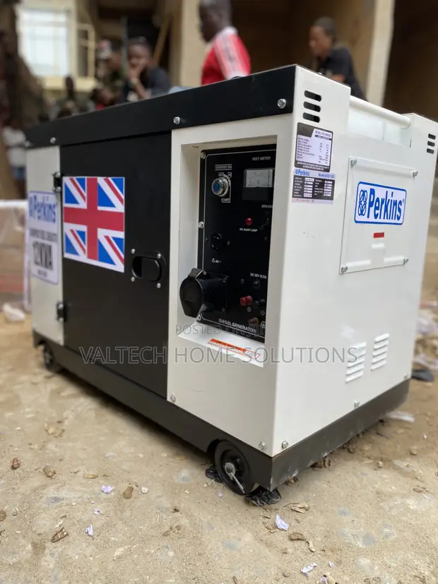 12KVA Perkins Diesel Generator - Soundproof - 1