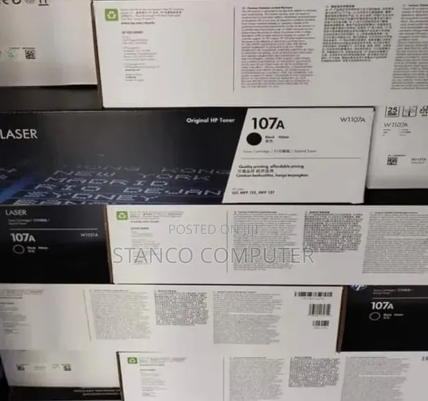 HP 107A Black Original Toner Cartridge - 1