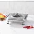 High Quality Stainless Fast Food Dish with Cover - 2
