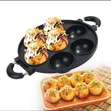 7-Hole Non-Stick Aluminum Massa & Cake Pan - 1