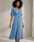 Serenade Lace-Trimmed Lilac Nightgown - 1