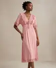 Serenade Lace-Trimmed Lilac Nightgown - 2