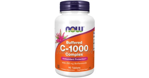 NOW Foods Buffered C-1000 Complex, 90 Tablets - 1