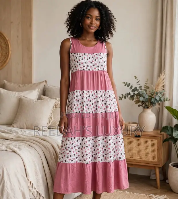 Polka Chic Lounge Dress - 1