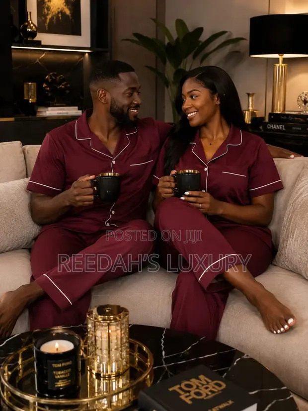 Blissful Pink Couple's Lounge Set - 1