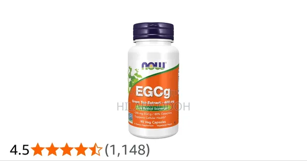 NOW Foods EGCg Green Tea Extract 400mg 90 Veg Capsules - 1
