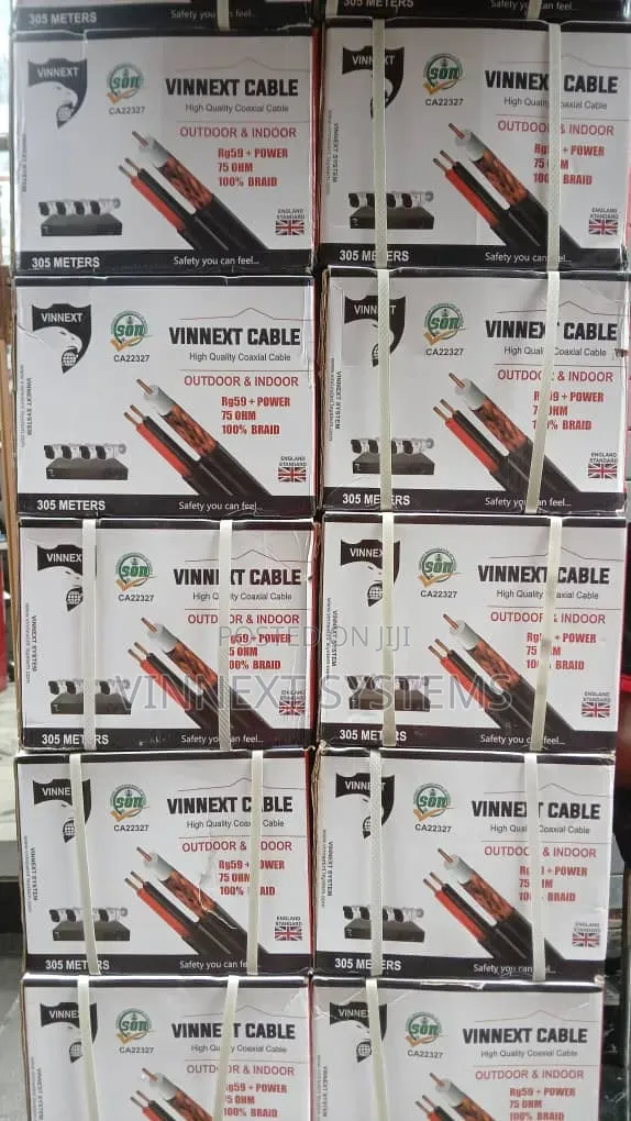 305 Meters RG59+Power Cable (100% Braid) - 1