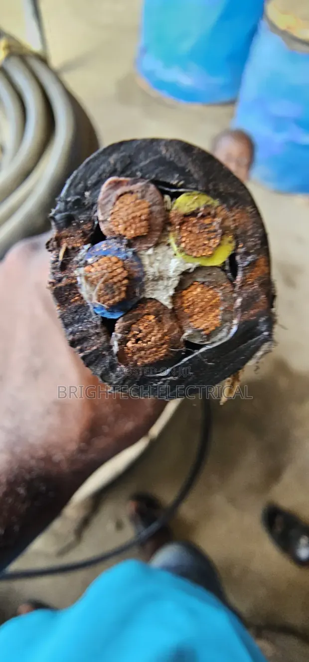 10mm x 5 Core Flexible Cable - 1
