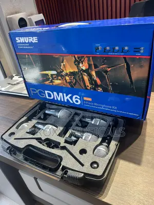 Shure PGDMK6 Saitin Mikrofonin Drum Guda 6