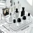 Transparent Acrylic Perfume Storage Organizer - 1