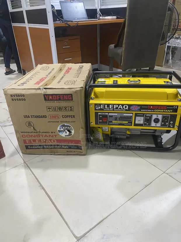 Elepaq SV6800 Petrol Generator - Home & Business - 1