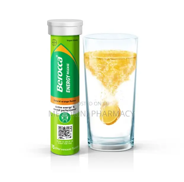 Berocca Energy Vitamin B & C Effervescent Tablets - 15 Count - 1