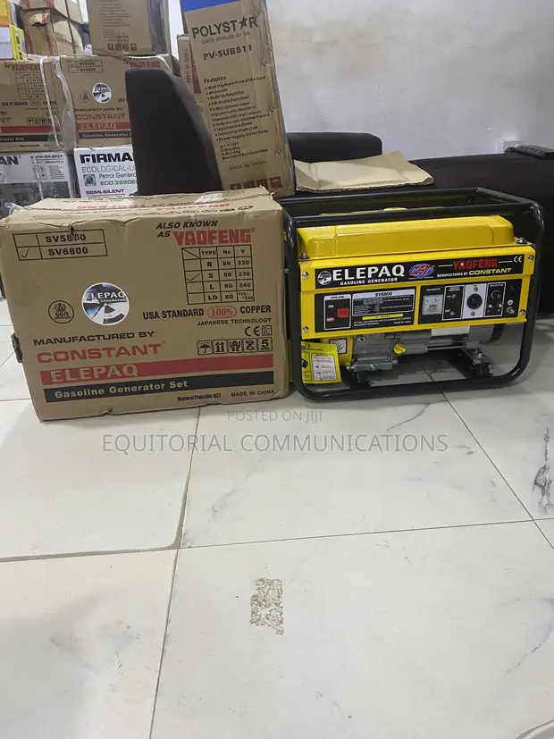 Elepaq SV6800 Jan Generator - Sabon Kaya - 1