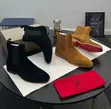 Takalmi Na Maza Na Christian Louboutin Na Suede - 3