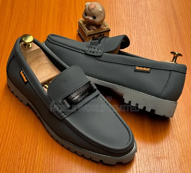 Premium Ash Coloured Men's Loafers - 1