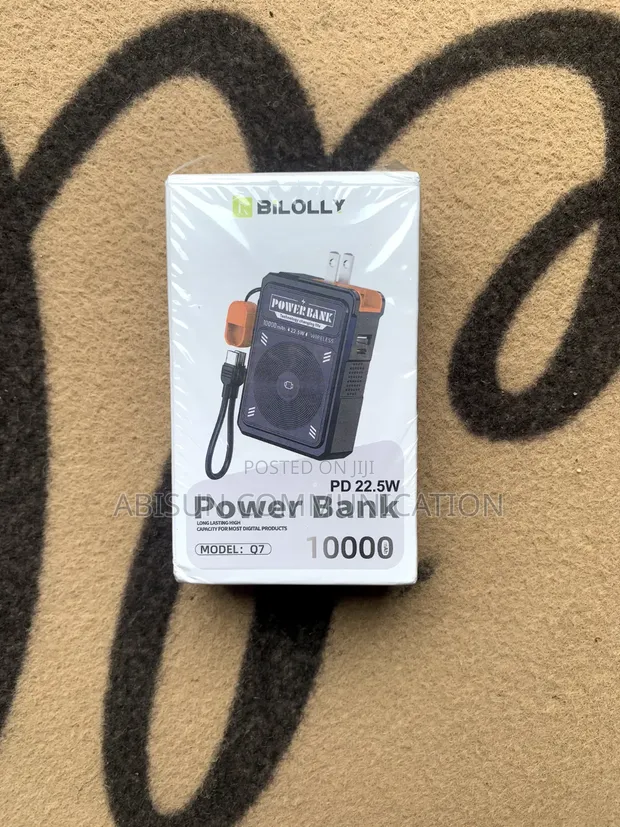 Bilolly 10000mAh Wireless Power Bank - Blue - 1