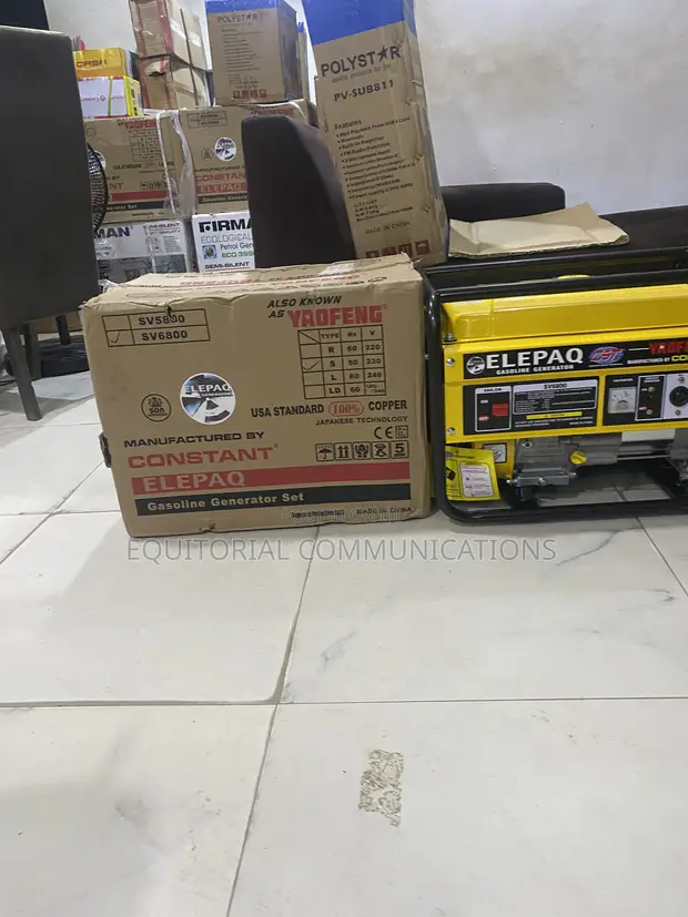Elepaq SV6800 Jan Generator na Gida - 1
