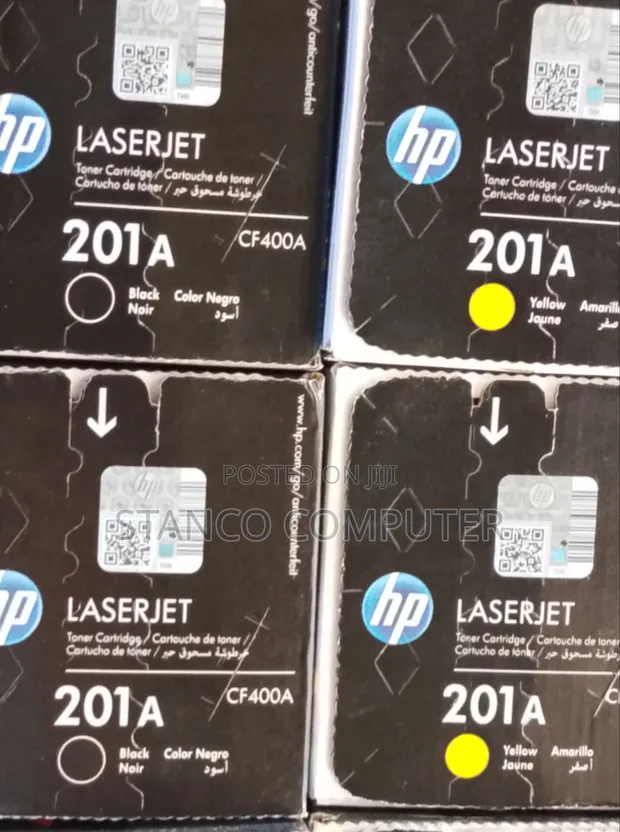 HP Gaskiya Laser Toner 201A Baki & Launuka - 1