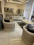 Brand New 10-Seater Turkish Royal Fabric Sofa Set with Dining Table - 3
