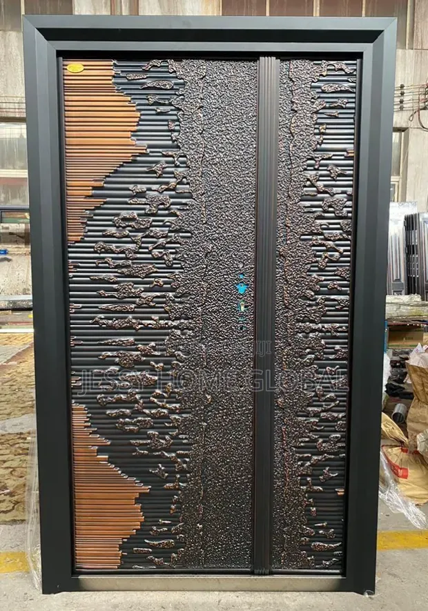 Kofa ta Karfe 4ft x 7ft - Zane na Ruwan Teku - 1