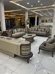 Brand New High Quality Turkish Royal Fabric Sofa Set with 8-Seater Dining - 1