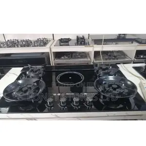 Phiima 4+1 Flip Up Kitchen Cookertop Hob, Gilashin Tempered