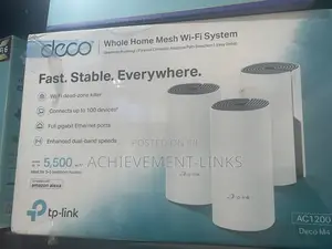 TP-Link Deco M4 AC1200 Tsarin Wi-Fi na Gida Gaba Daya (3-Pack)