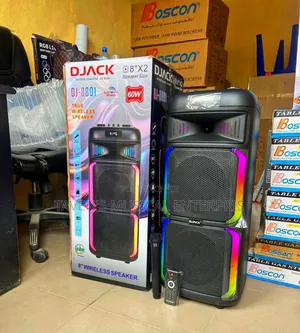 Djack DJ-8801 60W RGB LED Mai Saurara tare da Makirufo