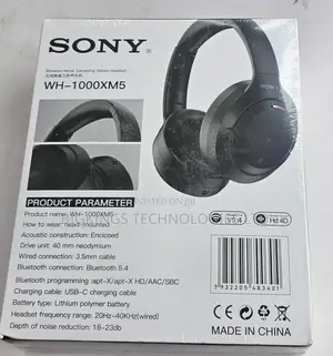 Sony WH-1000XM5 Wayar Wayar Baki Mai Hana Sauti