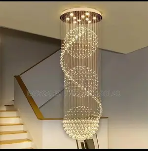 Saman Wuta na Zamani na Spiral LED Crystal