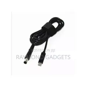USB-C PD zu Dell Babban Filin Kebul na Cajin Laptop 100W Baki