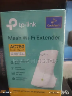 TP-Link AC750 Mesh WiFi Mai Faduwa RE200