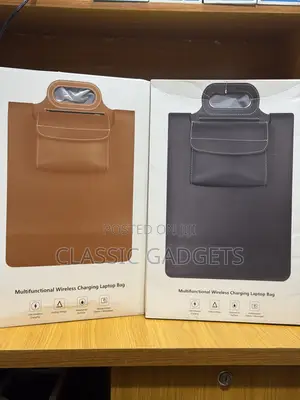3-in-1 Laptop Sleeve with Wireless Charging & Mousepad (16-inch)