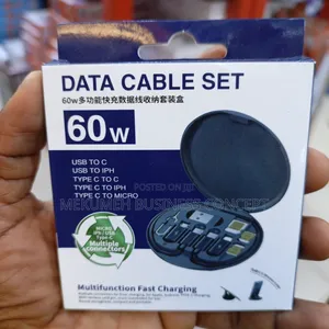 Data Cable Set Mai Hadin Gwiwa Da Adapters