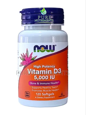 Babban Karin Vitamin D3 5,000 IU - 5000 IU Softgels 120