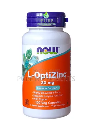 L-Opti Zinc 30mg & Copper 0.3mg - 100 Veg Caps
