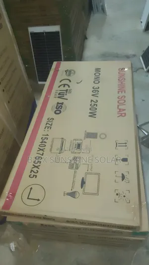 250W Monocrystalline Sunshine Solar Panel