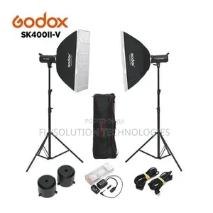 Godox SK400ii 400W Strobe Kit with 2x 60x90cm Softboxes