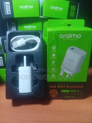 Oraimo 18W Mai Sauri Charger tare da 1m Cable