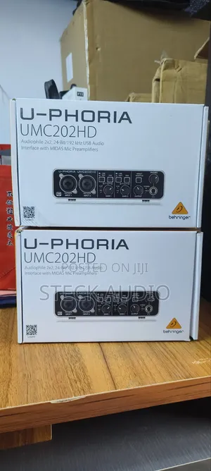 Behringer U-Phoria UMC202HD Audio Interface don Rikodin Studio