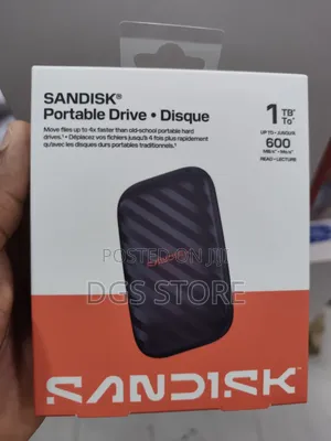 SanDisk Mai ɗaukar Hoto SSD 1TB (600MB/s)