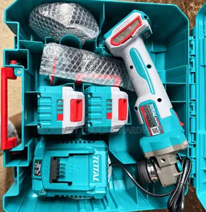 TOTAL Cordless Brushless Angle Grinder + 2 Baturi & Caja