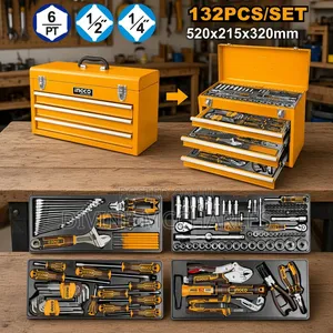 INGCO 132-Piece Tool Chest Set HTCS221321