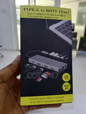 12-in-1 USB-C Hub zu HDTV