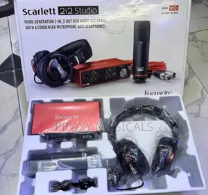 Focusrite Scarlett 2i2 Bundle Na Kayan Aikin Sauti