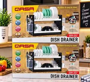QASA QDR-252+ 2-Tier Karfe Mai Tsatsa Mai Tsabta
