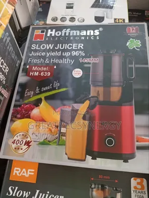 Hoffman HM-639 Slow Juicer - Babban Baki