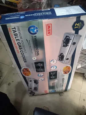 Thermocool Table Gas Cooker TGC-2SA Stainless Duo
