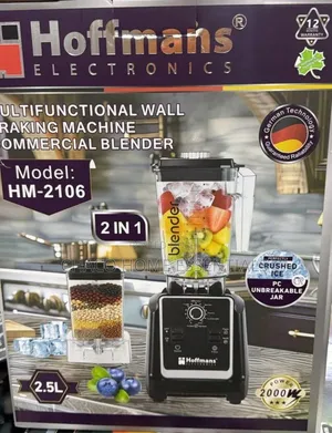 Hoffmans Electronics 2-in-1 Commercial Blender (HM-2106)