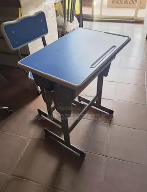 Set na Teburin Makaranta da Kujeru - Ana iya daidaita tsayi